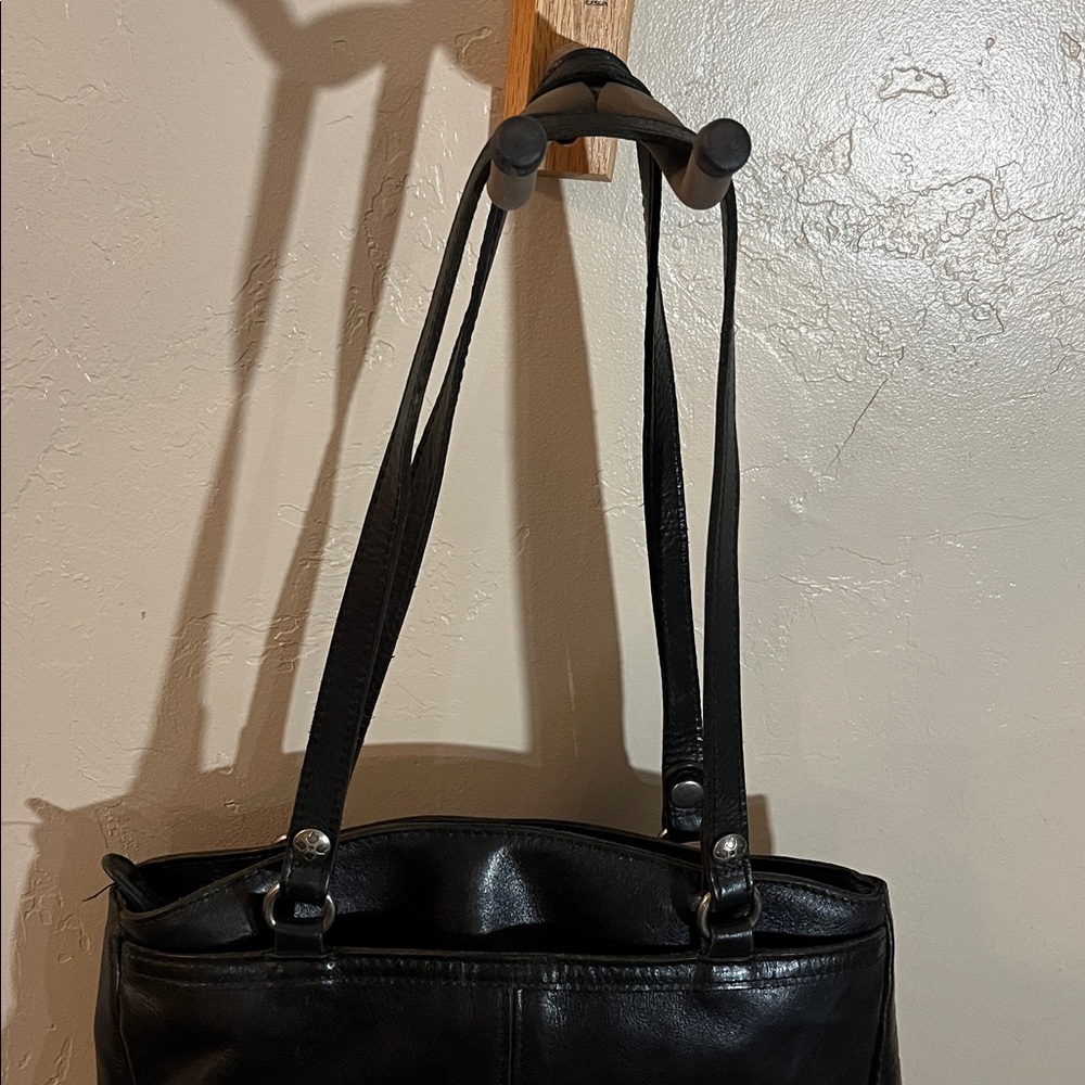 Large Patricia Nash Black Leather Bag - Picture 5 of 13